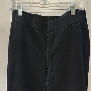 LOGO by Lori Goldstein knit pant has tummy control waist